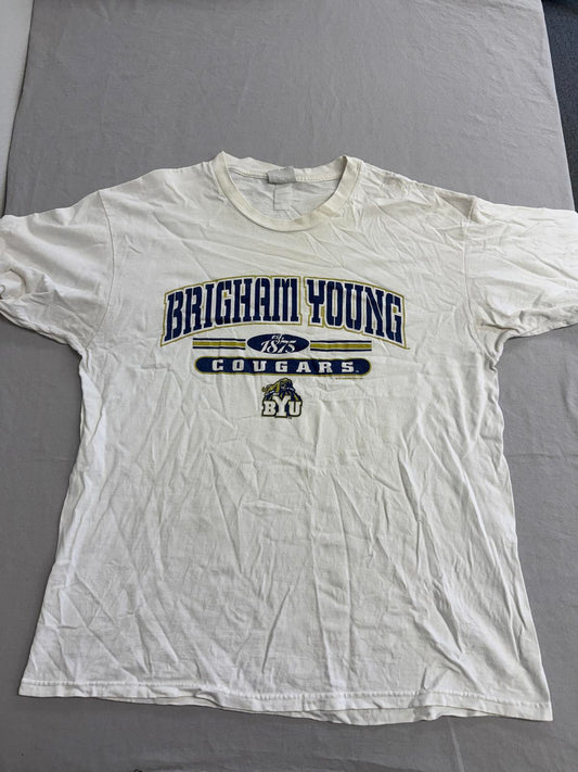 VTG BYU Cougars T-shirt - Brigham Young University L