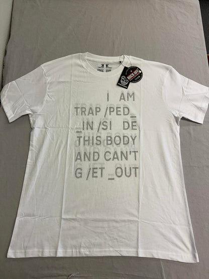 Radiohead Trapped T-shirt - In Rainbows Bodysnatchers Tee XL