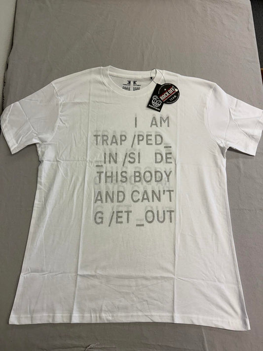 Radiohead Trapped T-shirt - In Rainbows Bodysnatchers Tee XL