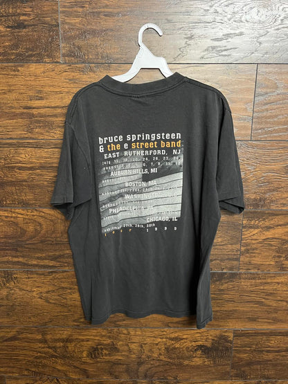VTG T-shirt Bruce Springsteen and E Street Band 1999 Tour -L