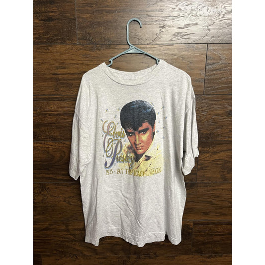 VTG Elvis Presley T-shirt Memorial Elvis Tee 1935-77 USA XXL