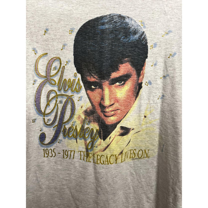 VTG Elvis Presley T-shirt Memorial Elvis Tee 1935-77 USA XXL