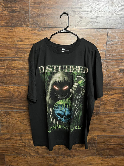 Disturbed T-shirt Toxic Globe - Another Way to Die Shirt 2XL