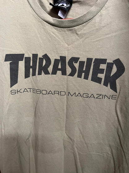 Thrasher Skateboard Magazine T-shirt - Military Green - S