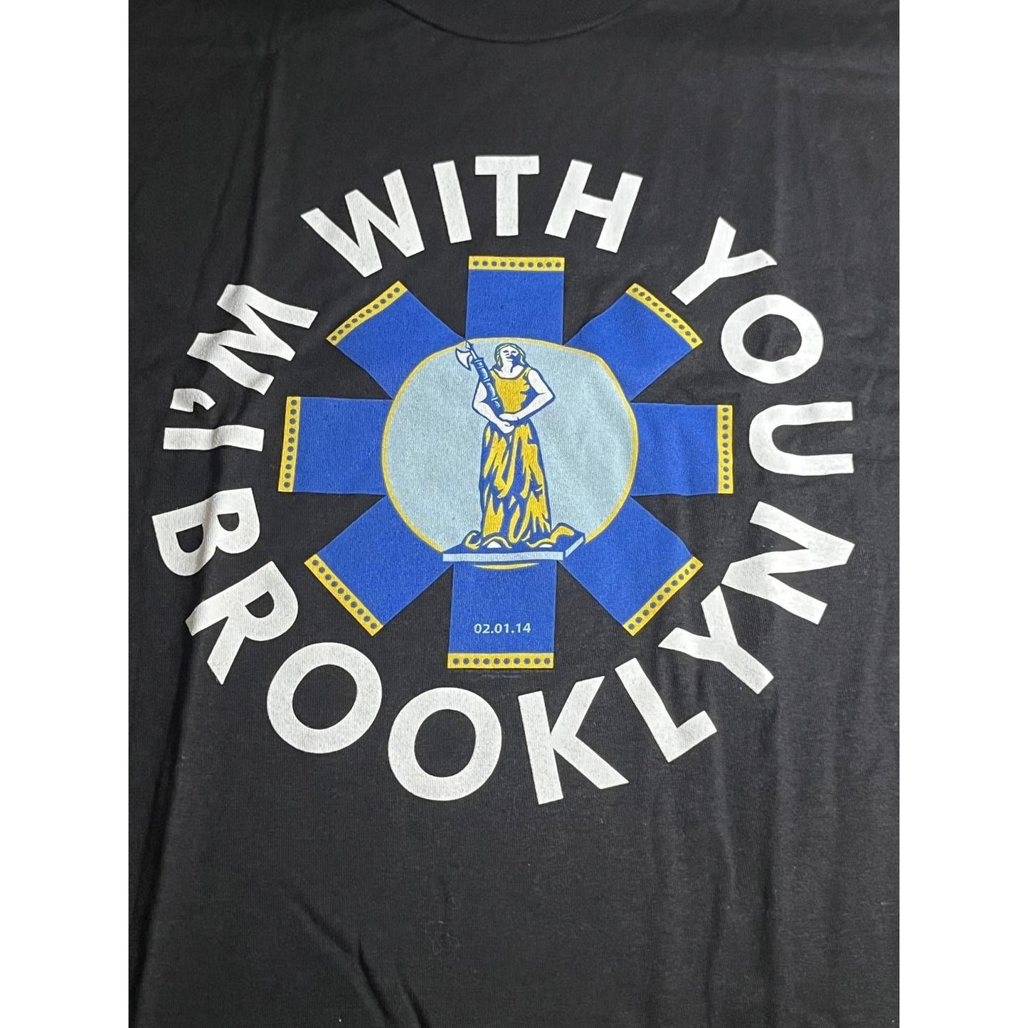 Red Hot Chili Peppers T-shirt I'm With You 2014 Brooklyn XXL