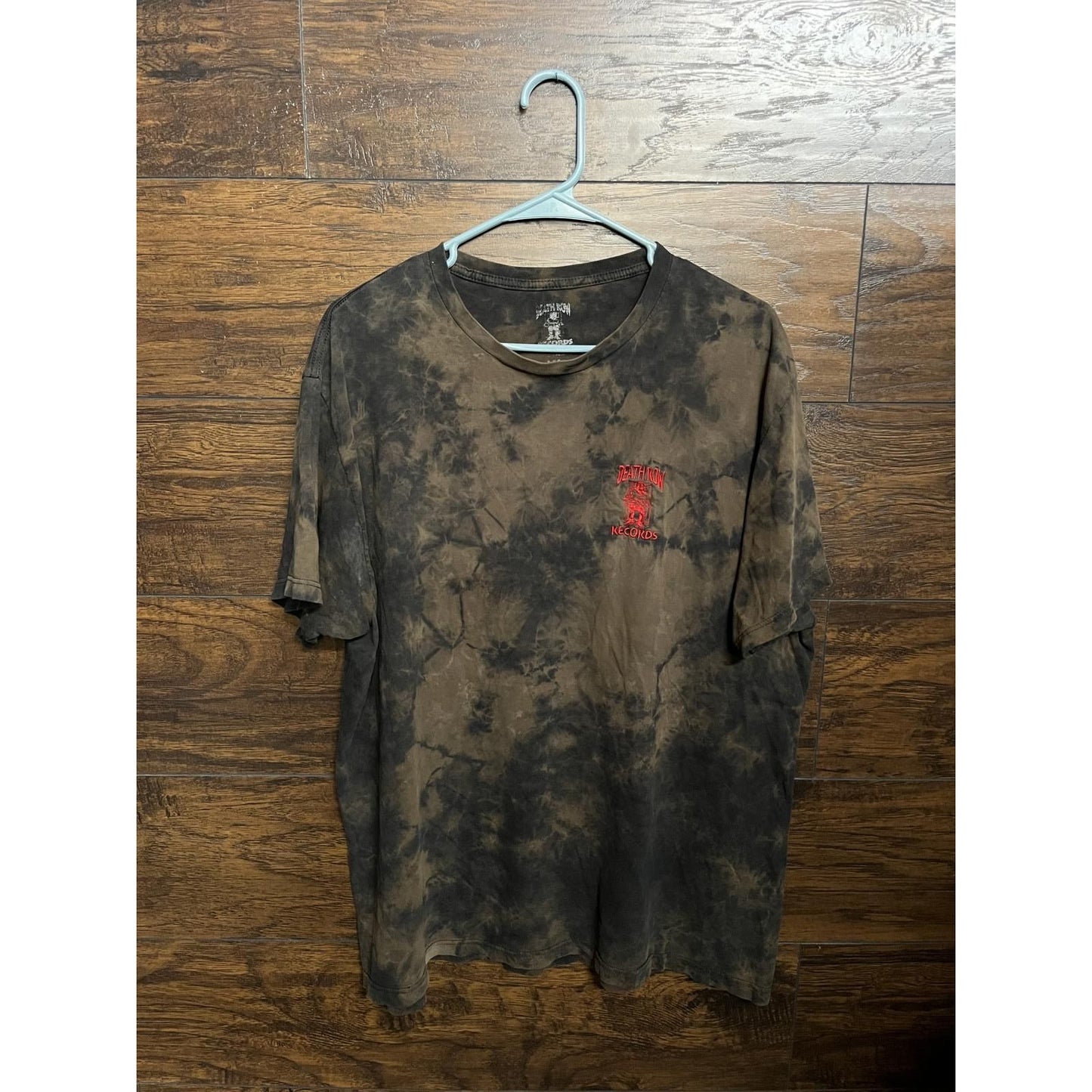 Death Row Records T-shirt - Bleached Dye Urban Outfitters-XL