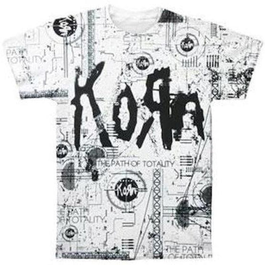 Vintage Korn	 T-shirt Path Of Totality AOP Shirt - S