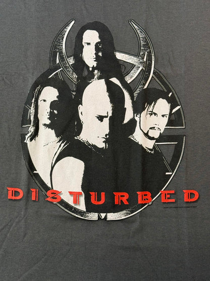 Disturbed Band T-shirt 2007 Album Believe Song List- M