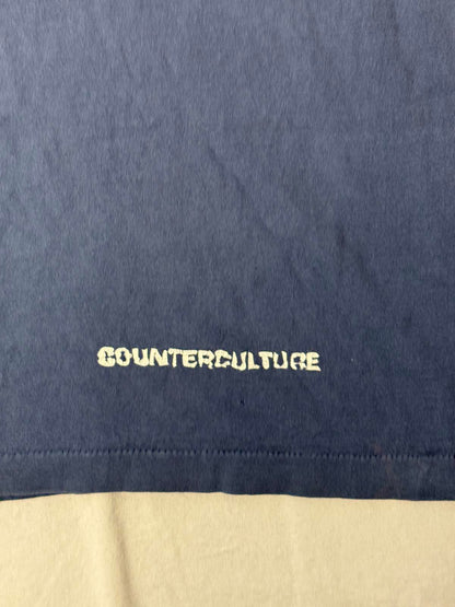 VTG Counter Culture T-shirt American Flag Skate Tee L