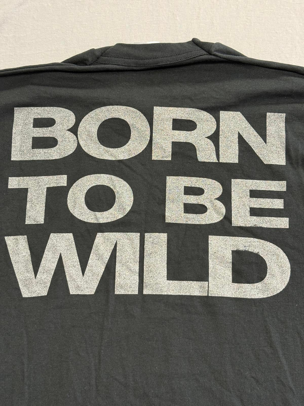 Vintage Biker T-shirt Born To Be Wild Hamilton Hogs XXL