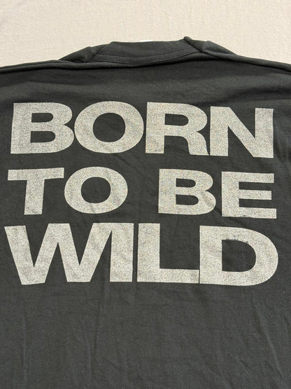 Vintage Biker T-shirt Born To Be Wild Hamilton Hogs XXL
