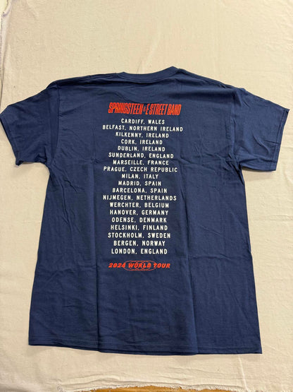 Bruce Springsteen and E Street Band T-shirt 2024 World Tour