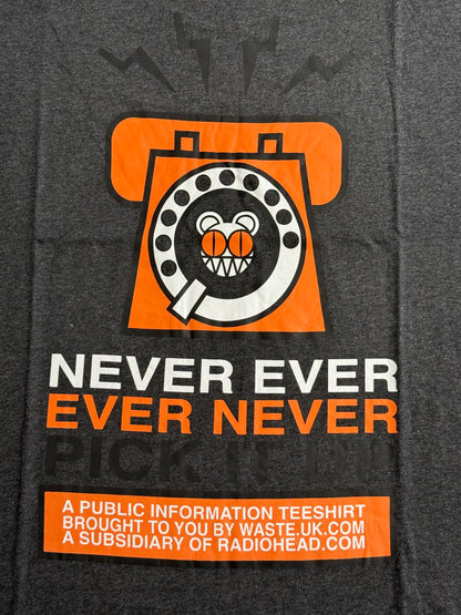 Radiohead Never Ever Phone T-shirt - Waste Clothing L