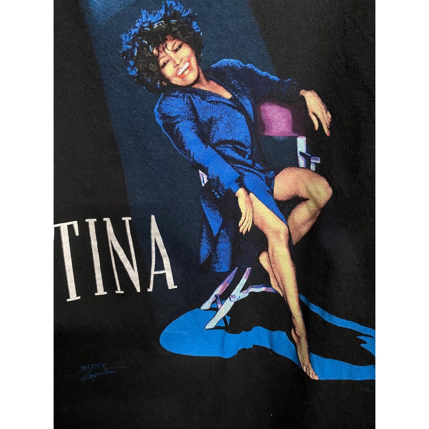 Vintage Tina Turner Shirt 1993 Single Stitch Whats Love Tour - L