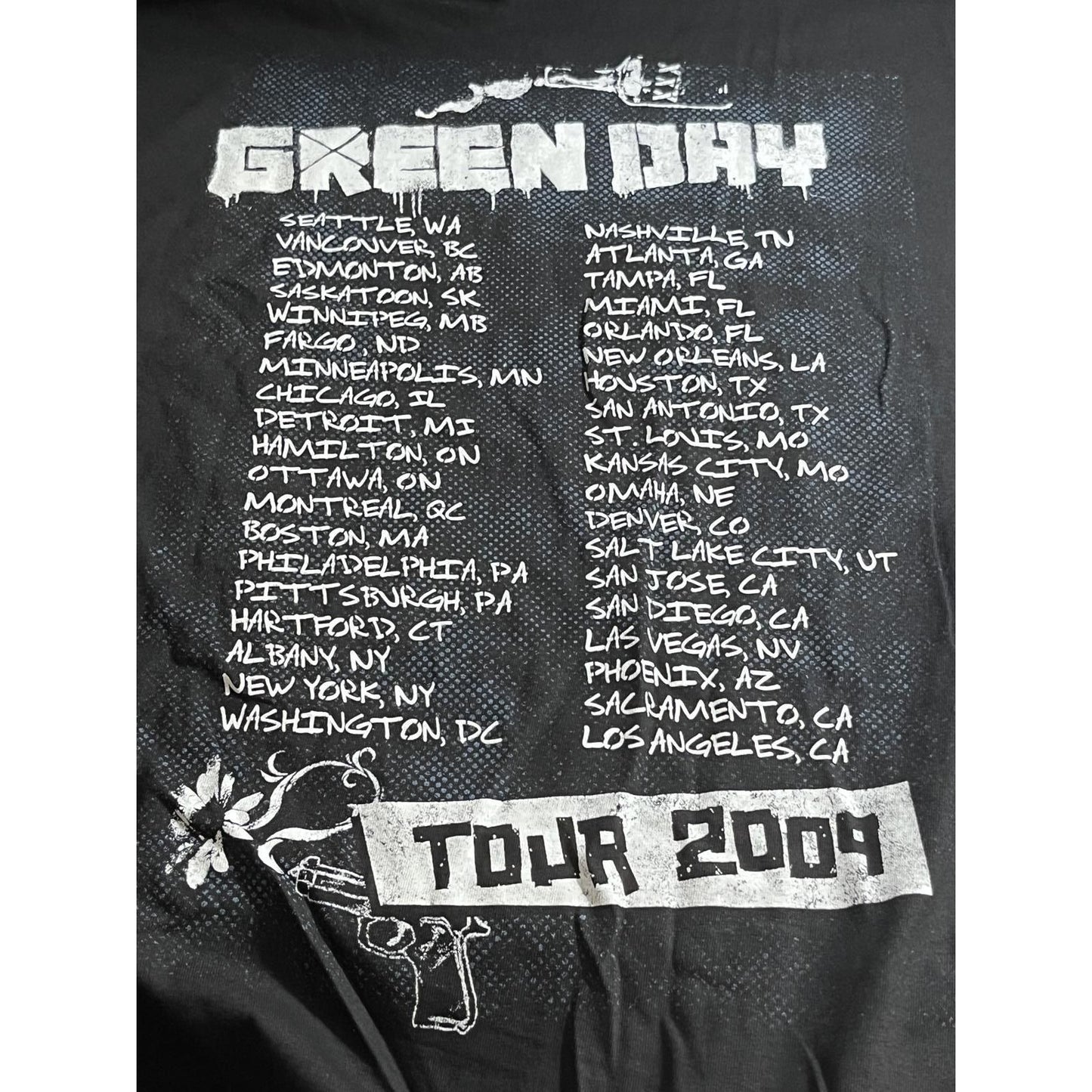 T-shirt Green Day Tour 2009 - 21st Century Breakdown Shirt - 2XL