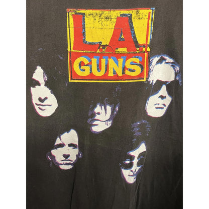 VTG LA Guns Hollywood T-shirt Tour 1991 Faces Vintage Shirt - L