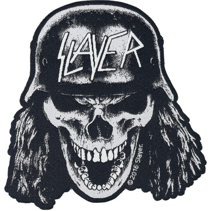 Slayer Helmet Wehrmacht Patch New Rock Band Iron-on Embroidered Iron on