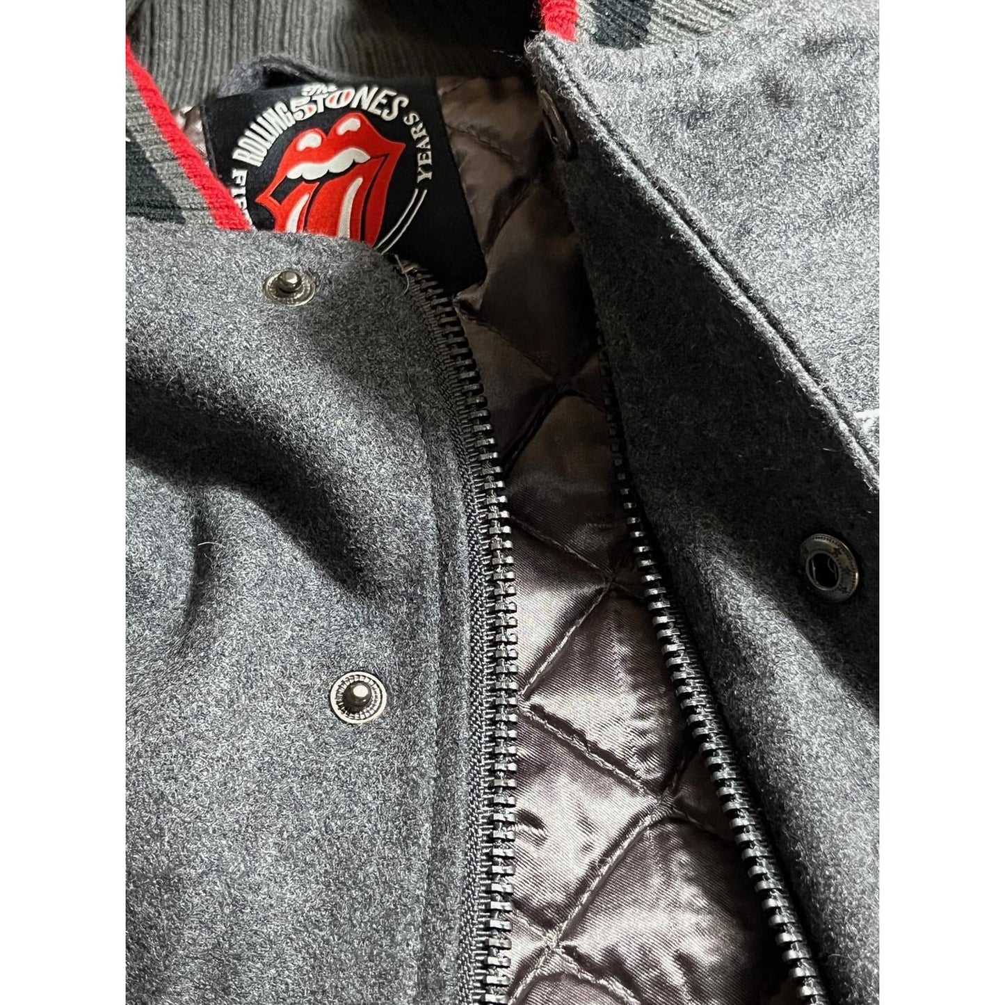 Rolling Stones Tour Merch - Tongue Varsity Jacket - Fifty XL