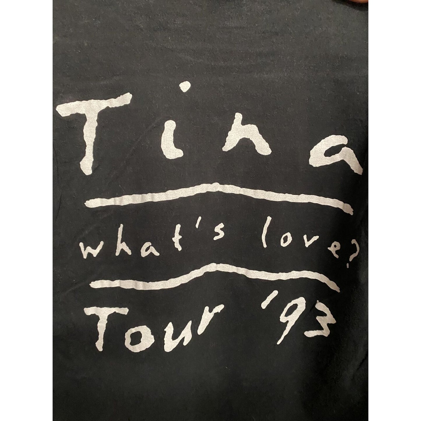 Vintage Tina Turner Shirt 1993 Single Stitch Whats Love Tour - L