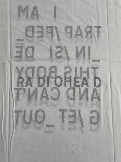 Radiohead Trapped T-shirt - In Rainbows Bodysnatchers Tee XL