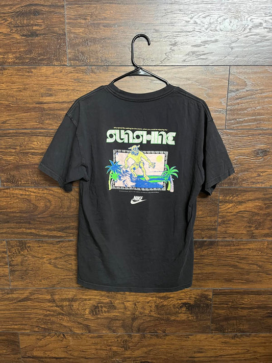 Nike Surfing T-shirt Sunshine Surfing Dog Tee Beach Party