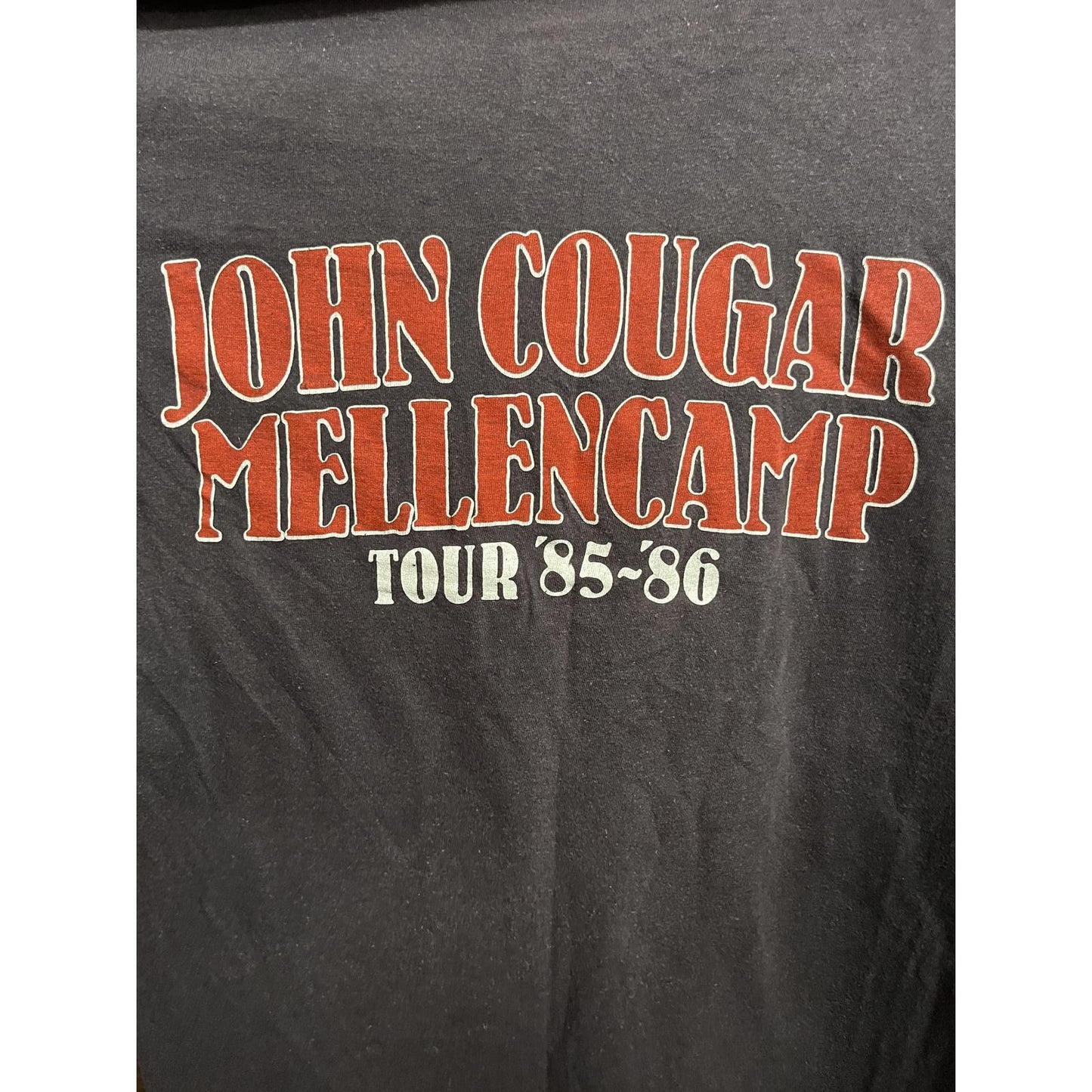 VTG John Cougar Mellencamp T-shirt Born in Small Town 1985