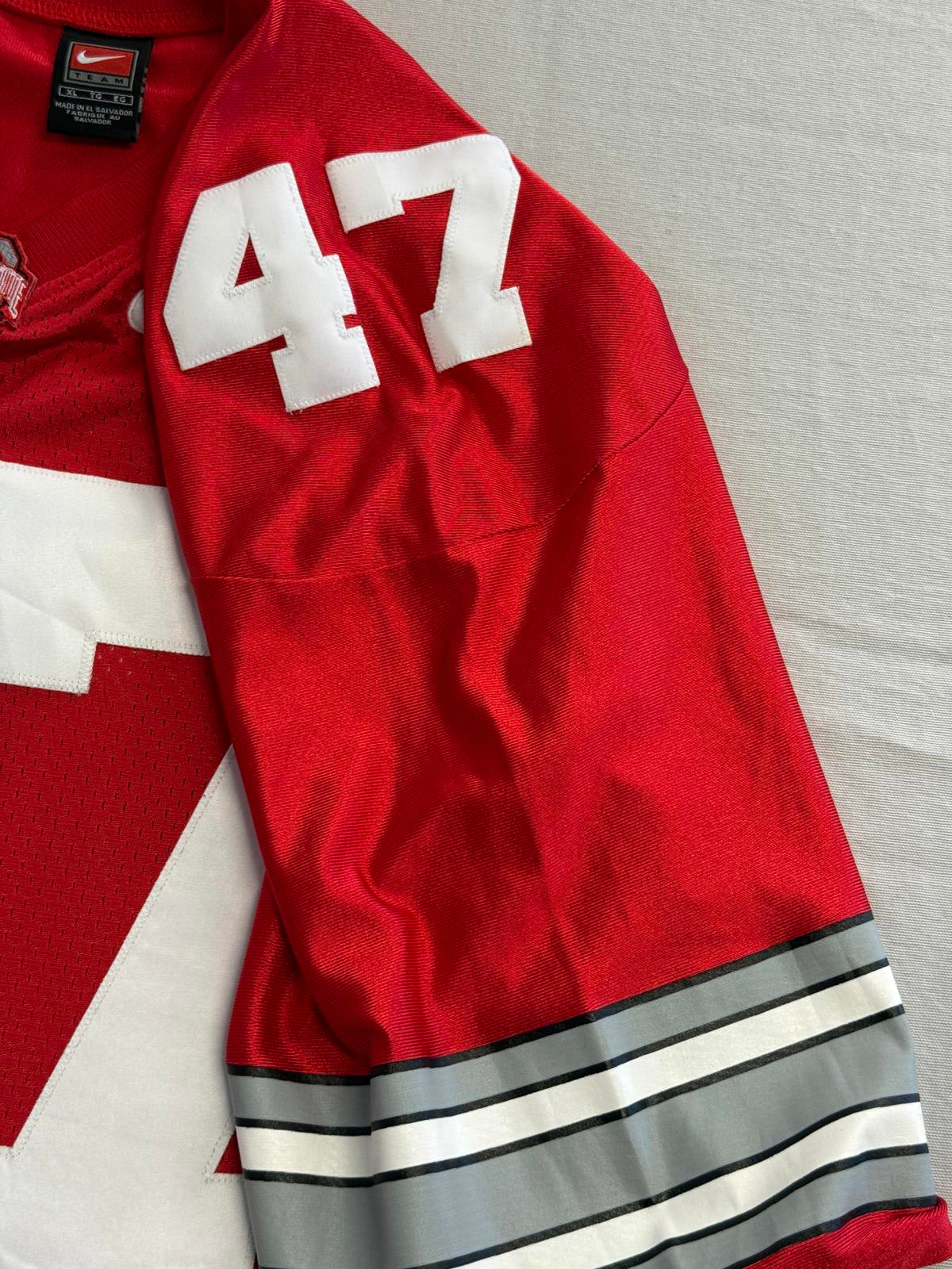 Ohio State University Jersey AJ Hawk #47 Stitched Nike XL