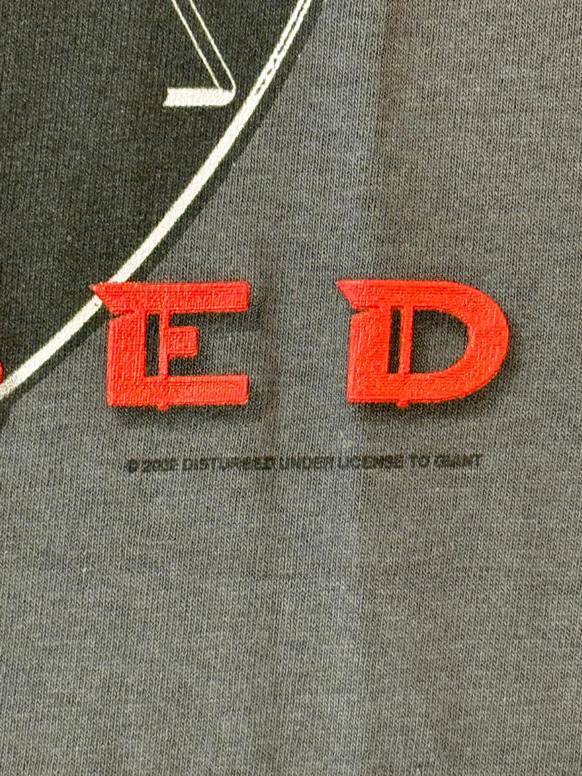 Disturbed Band T-shirt 2007 Album Believe Song List- M