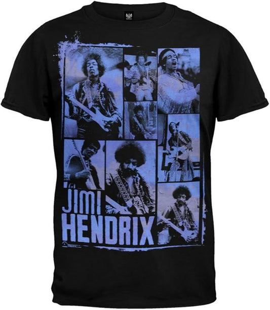 Jimi Hendrix	Photo Montage - Zion Rootswear - XL