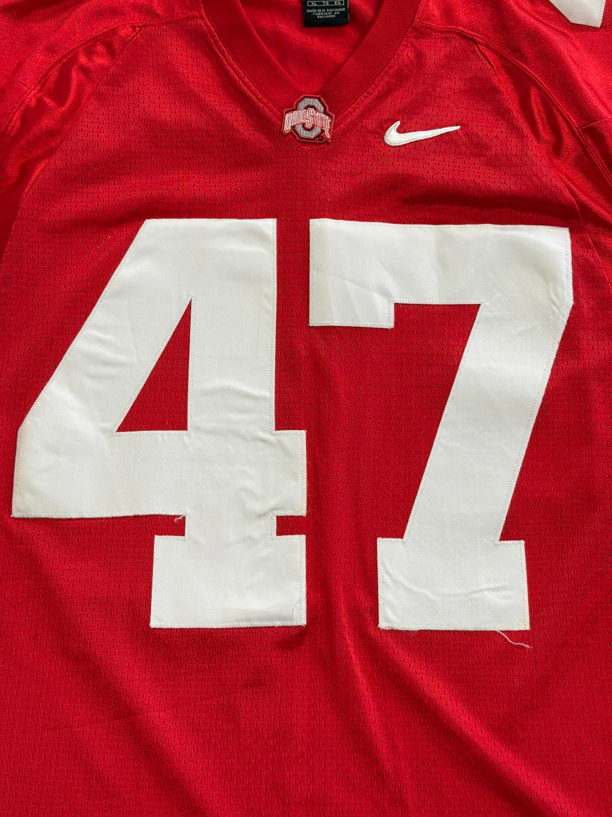 Ohio State University Jersey AJ Hawk #47 Stitched Nike XL