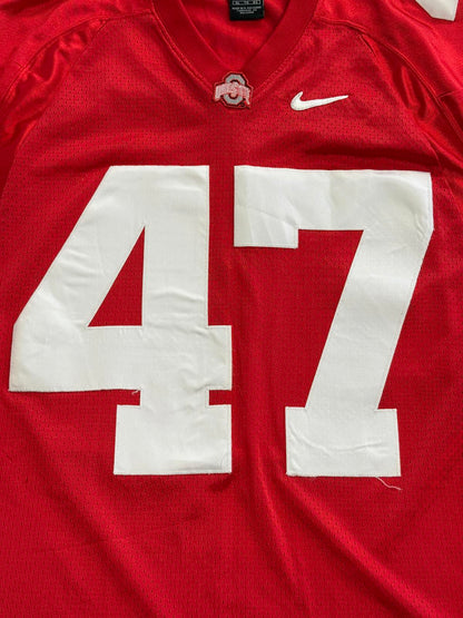 Ohio State University Jersey AJ Hawk #47 Stitched Nike XL