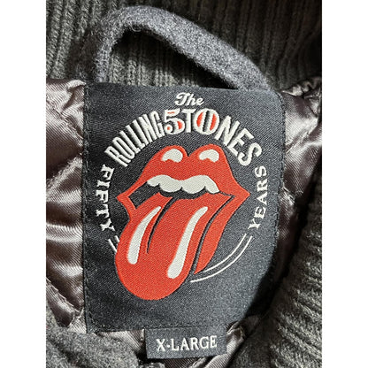 Rolling Stones Tour Merch - Tongue Varsity Jacket - Fifty XL