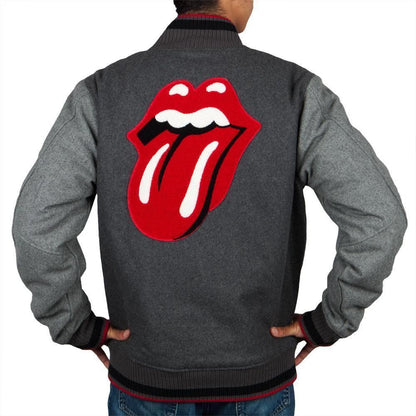 Rolling Stones Tour Merch - Tongue Varsity Jacket - Fifty XL