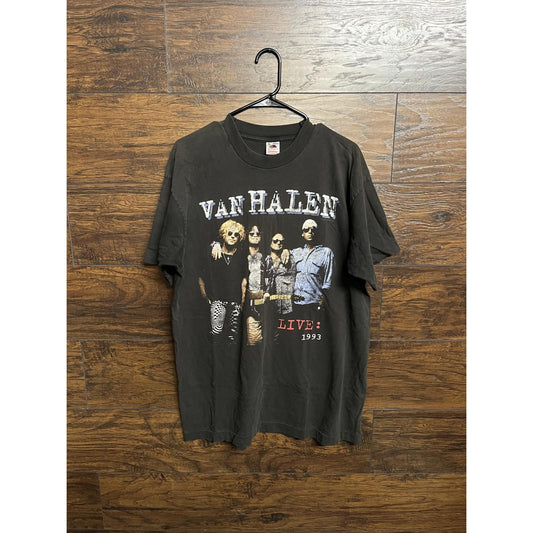 Vintage Van Halen Tour Tee - 1993 World Tour T-shirt -XL