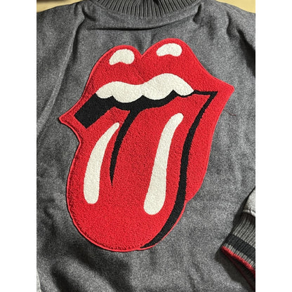 Rolling Stones Tour Merch - Tongue Varsity Jacket - Fifty XL