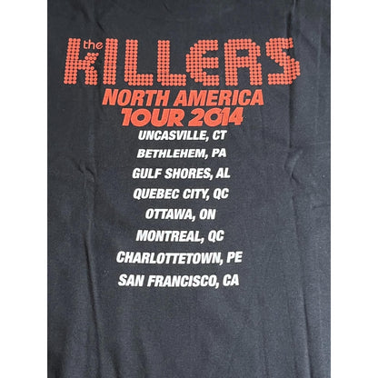 The Killers T-shirt Battle Born Album 2014 Tour T-shirt -XL