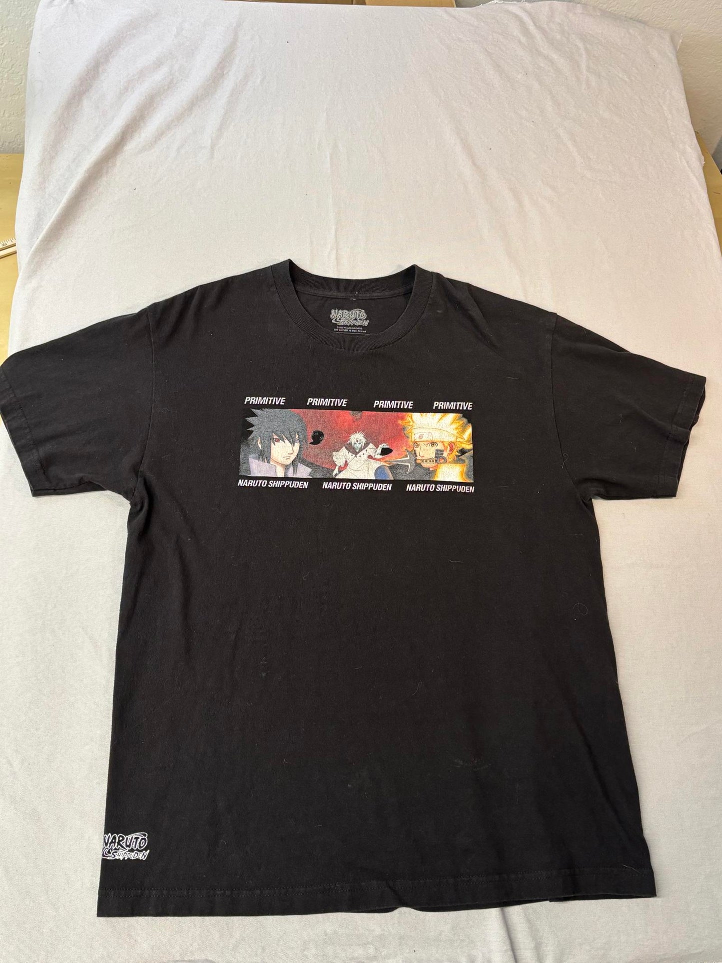 Naruto Shippuden Primitive Skateboarding Collab T-shirt