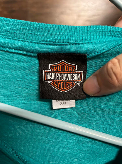 Womens Harley Davidson Rhinestone Nassau Bahamas XXL