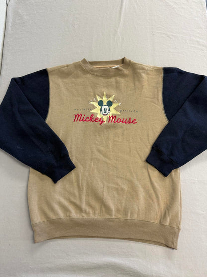 Vintage Official Mickey Mouse Crewneck Positive Attitude - L