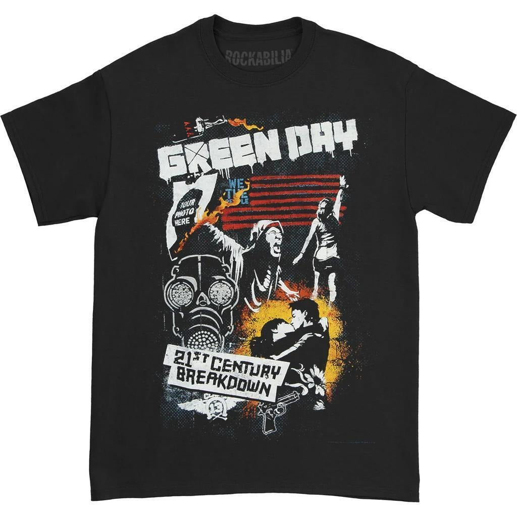 T-shirt Green Day Tour 2009 - 21st Century Breakdown Shirt - 2XL