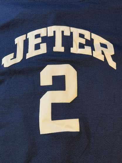 VTG Derek Jeter Baseball Jersey Yankees #2 Starter Jersey L