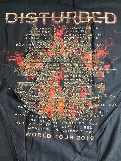 Disturbed T-shirt The Vengeful One Firebird 2016 Tour Shirt