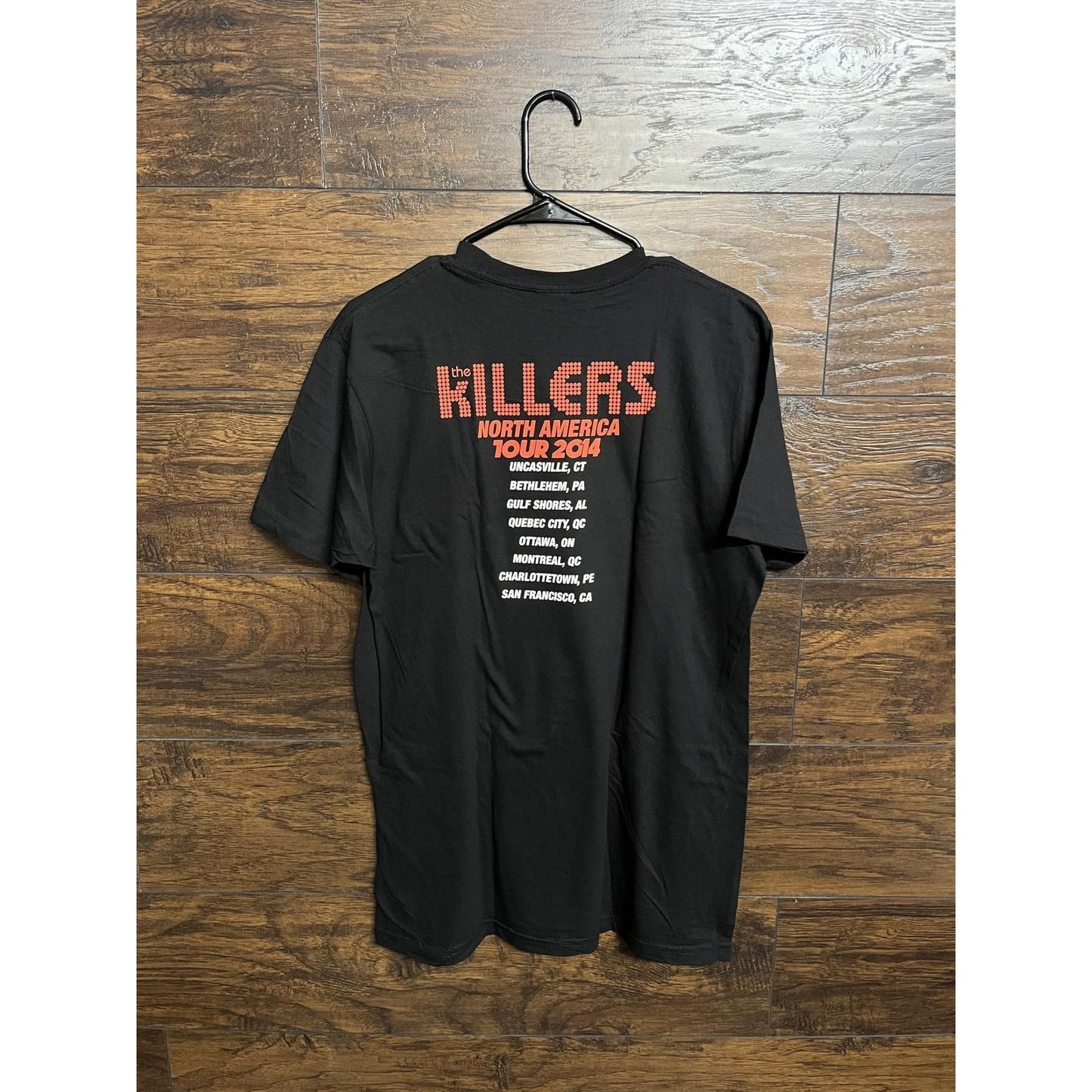 The Killers T-shirt Battle Born Album 2014 Tour T-shirt -L