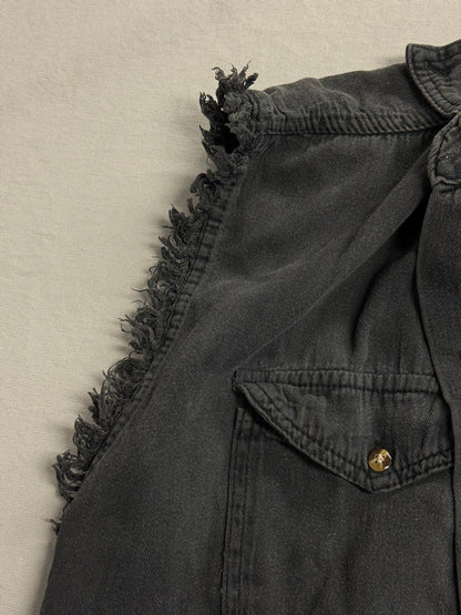 Biker Laughlin River Run Cut Off Vest 2014 Faded 2XL