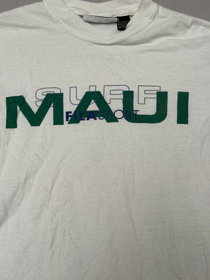 VTG Surf Maui T-shirt Fila Sport Tee Made in USA - S