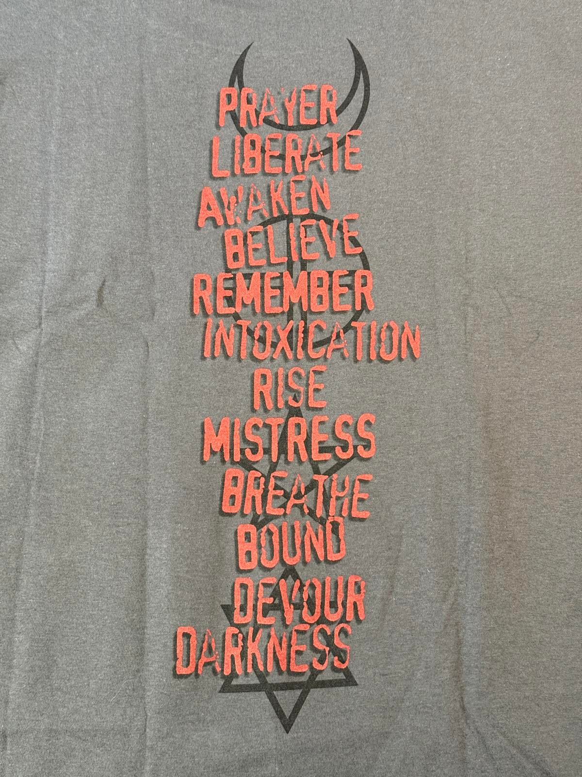 Disturbed Band T-shirt 2007 Album Believe Song List- M