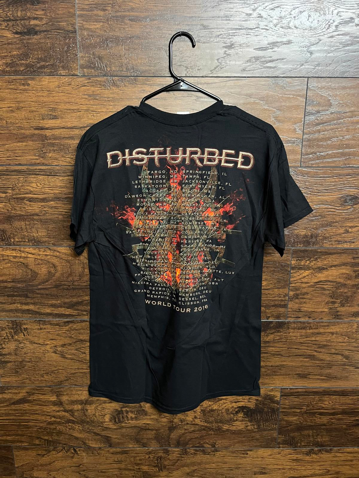 Disturbed T-shirt The Vengeful One Firebird 2016 Tour Shirt
