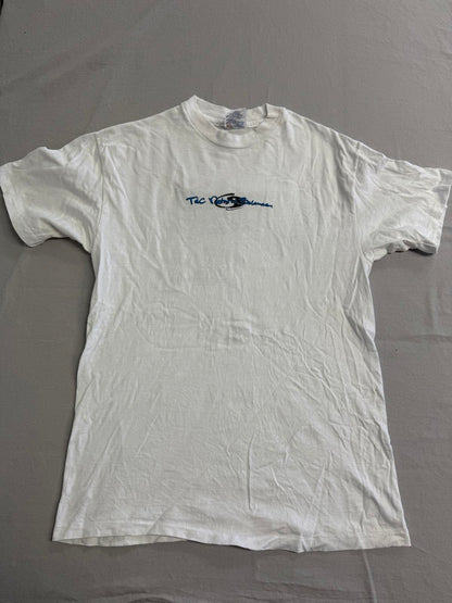 Vintage 90s T&C Surf T-shirt Town Country Balance Yin Yang