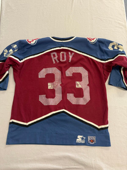 NHL Avalanches Roy 33 Western Conference Starter Jersey - L/XL