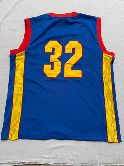 Harlem Basketball Jersey #32 Blue Red Gold XL